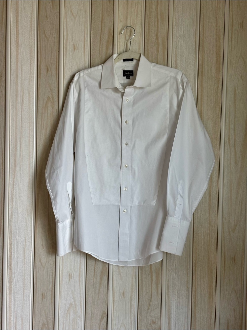Neiman Marcus White Dress Shirt - Classic Spread Collar